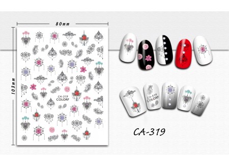 3D Nail Stickers - CA-319